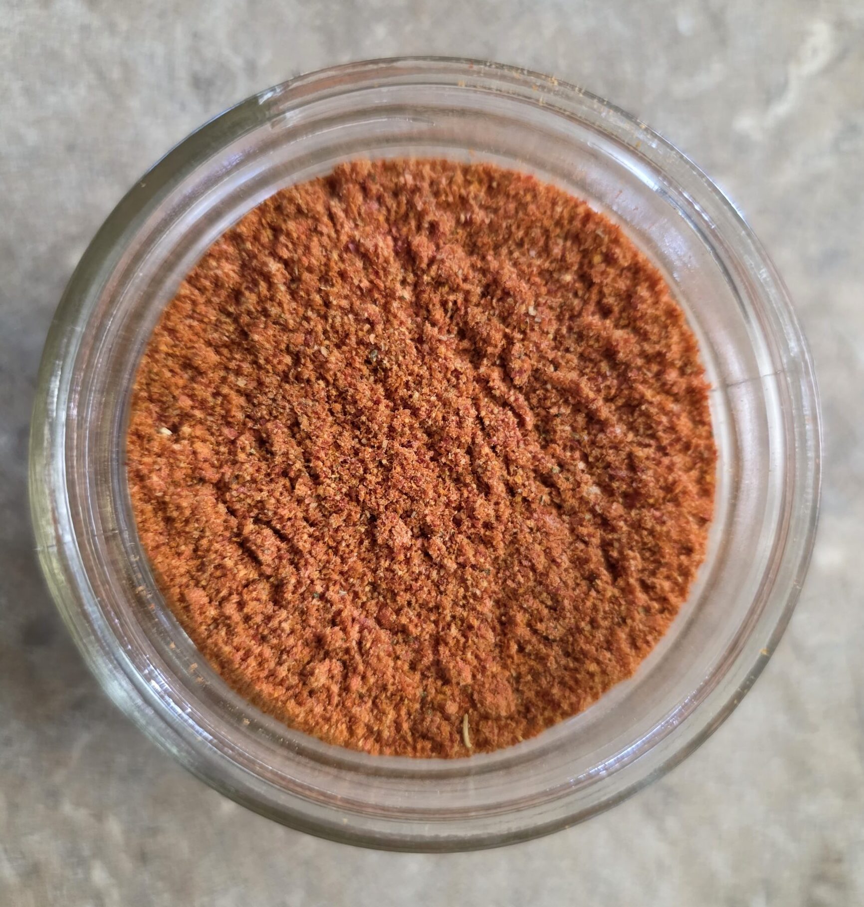 tomato powder in small mason jar