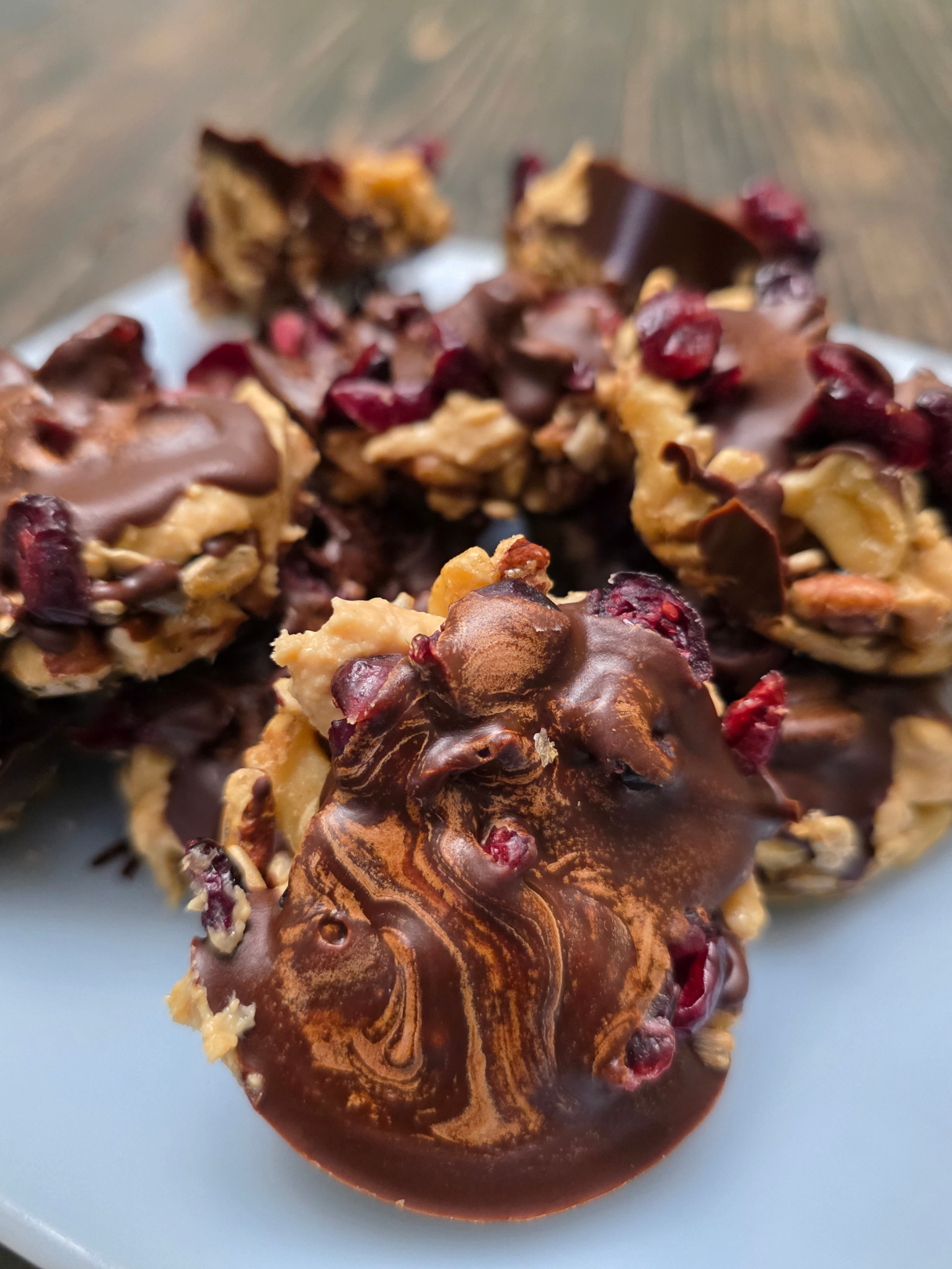 picture of a recipe item called maple crunch cup which is like a healthy granola bar in a muffin tin